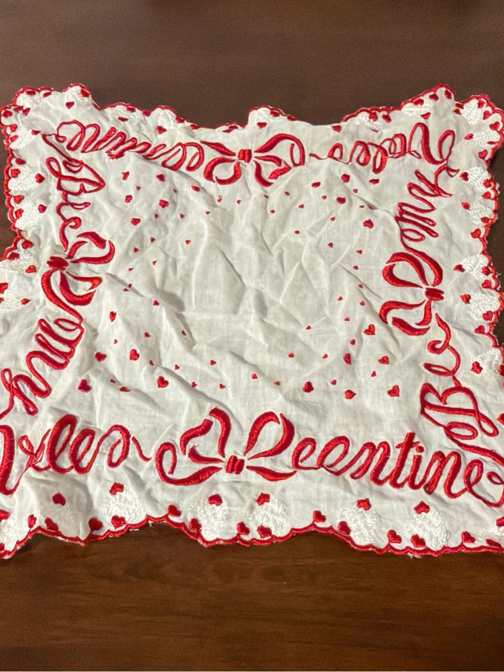 Longaberger Fabric liner for your 2006 Sweetheart Be My Valentine basket